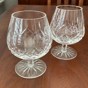 Waterford Lismore Brandy Snifters circa 1985